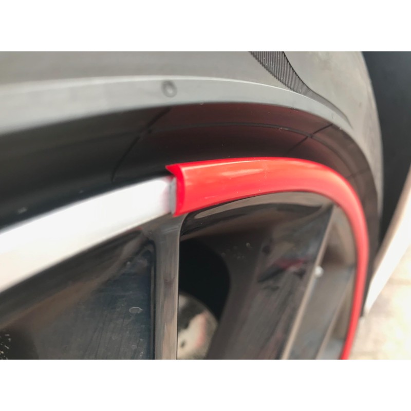 Rim Protector Kit - Red - Alloy Wheel Rim Guard
