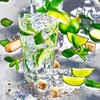 50 Piece 20 * 20MM Fake Ice Cubes Acrylic Plastic