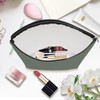 Blank Makeup Bag With Zipper Large Capacity Travel Cosmetic Bag