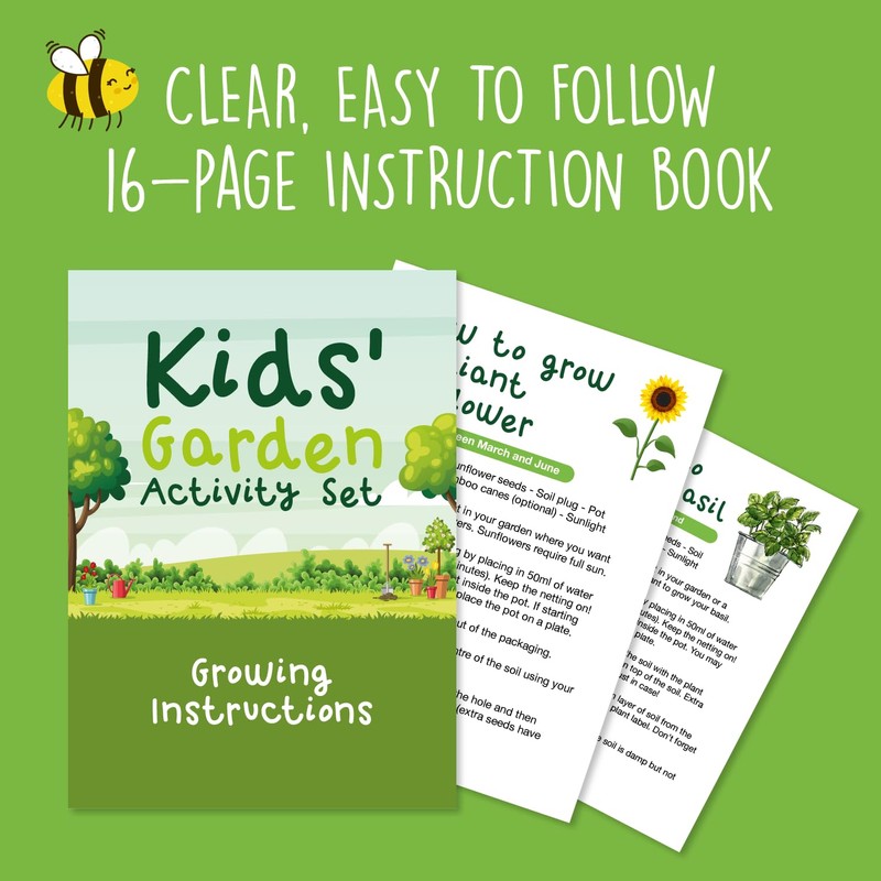 Kids' Garden Activity Set with Seeds - UK Made Kit