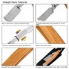 Men Straight Razor Portable Stainless Steel Manual Beard Shaver Trimmer