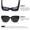 Face Shadow Polarized Sunglasses Fit Over Glasses, Trendy Square Sunglasses