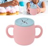 Silicone Toddler Cup Drop Proof Portable Baby Training Cup with