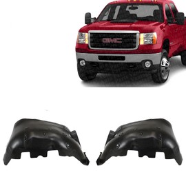 Vantage Auto Parts - Front Fender Liner Compatible With GMC Sierra 2500 HD & GMC Sierra 3500 HD 2011-2014 | ‎Black | ‎Plastic | ‎22739802 22739803 | ‎‎GM1249233 GM1248233