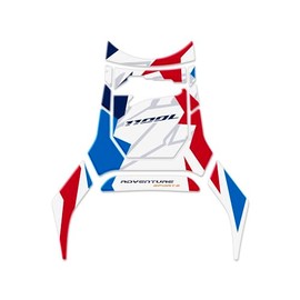 Resin Tank Pad 3D Compatible with Honda Africa Twin CRF 1100 L Adventure Sports 2024 On GP-1012 (Glare White (Tricolor))