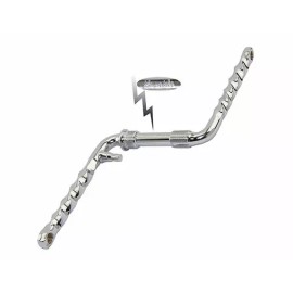 Lowrider NEW! ORIGINAL 165MM BICYCLE LOWRIDER TWISTED ONE PIECE CRANK 6 1/2 IN 3 COLORS. - Gold