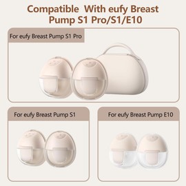 6pcs Duckbill Valves Compatible with eufy S1 Pro/S1/E10 Wearable Breast Pump, Replace for eufy Pump Original Parts Duckbill Valve, Leak-Proof and Dust-Proof Breast Pump Replacement Parts