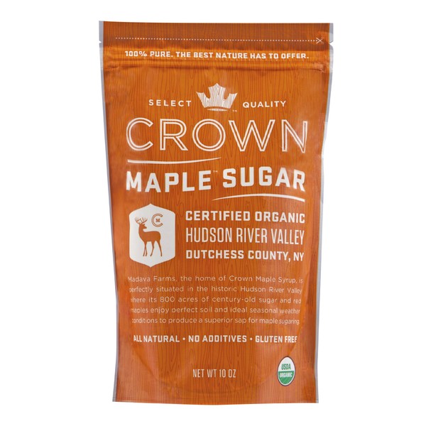 Organic Crown Maple Sugar 10 Oz.