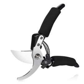 Bypass Pruning Shears, Secondary Shear Diameter Garden Shears, Strong Stainless Steel Garden Scissors, Garden Clippers, Gardening Hand Tools,Thick Pruners for Gardening