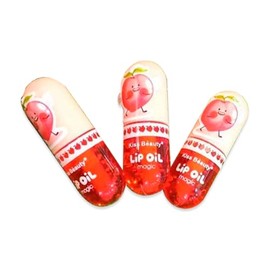 3pz Lip Oil Magic Kiss Beauty Gloss Labial Brillo Aroma - Bálsamo de labios para mujer, aporta un color rosa natural. Protege los labios de la sequedad y restaura la luminosidad natural