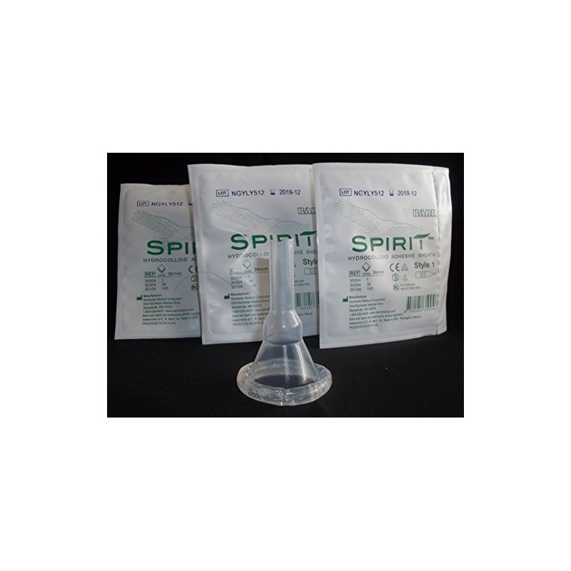 Spirit Style 1 Hydrocolloid Sheath Male External Catheter, Small 25