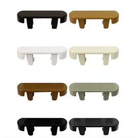 Generic 10 x PVC Window Drain Caps Weep Hole Drainage Covers uPVC Double Glazing Brown