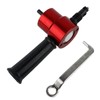 Sheet Metal Nibbler Cutter Double-Headed Sheet Cutter Nibbler Drill Attachment
