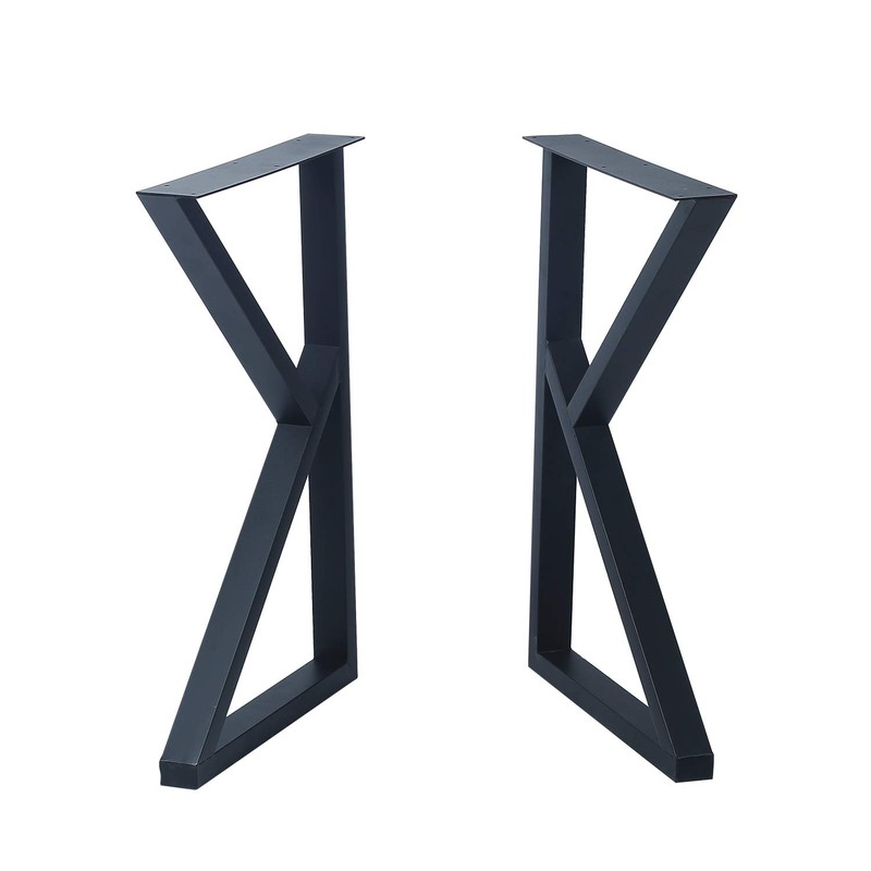 MBQQ 2 Pcs Furniture Legs Rustic Decory K Shape Table