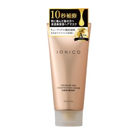 IONICO Penetrating Serum Hair Mask, For Damaged Hair, Moisturizing, Repairing, Shiny, Pink, 6.3 oz (180 g)