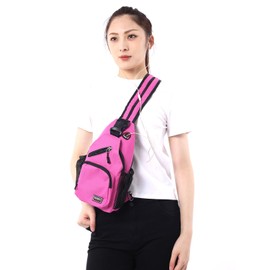 JENAGREEN Cross Body Bag Sling Backpack Bag,Crossbody Bag Chest Bag with Belt Waist Pack for Women Man