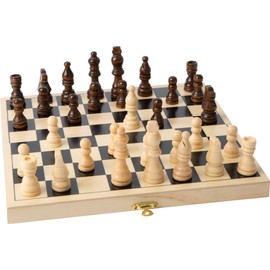 Legler Folding Chess Wooden Games Set