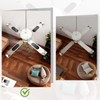 Amestar 40 Pack Ceiling Fan Filters for Blades, Black Ceiling