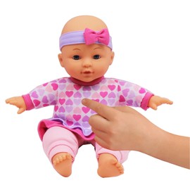 Dream Collection, Baby Starter Set - Lifelike Baby Doll and Accessories for Realistic Pretend Play, Soft Posable - 12”