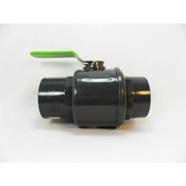 Aqua L COMMERCIAL QUALITY LEVER HANDLE SCH 80 SLIP PVC BALL VALVE ACCURATE ADJUST - 3/4"