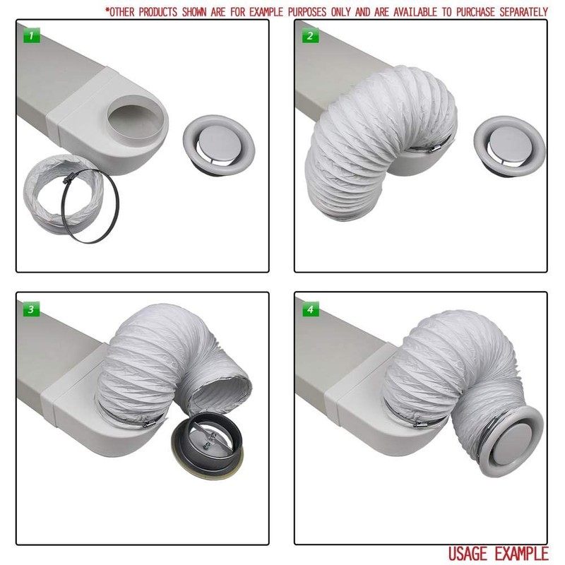 Kair Elbow Bend Adaptor 220mm x 90mm to 125mm -