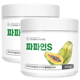 [Chamgoods] Papain S 200g 2 cans Digestive decomposition enzyme powder