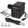 NEWACALOX Hot Air Rework Station 500°C Soldering Station with Hot