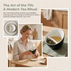 Tilt Tea Cup with Infuser, Water Separation Tea Cup, 11.8oz/350ml