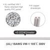 Erlandens SPT-2W Electrical Wire 18/2 Zip Cord with 20 Plugs,