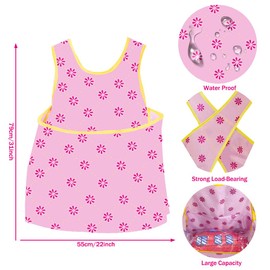 SHDIEHJFMLDH Portable Clothes Drying Apron,laundry apron with pouch, Sleeveless Laundry Apron With large Pocket, Portable Organizer