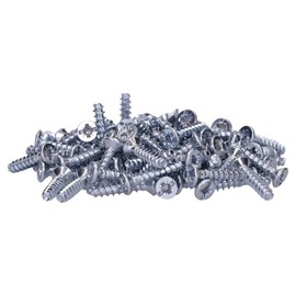 Voxura Screws Device Screws for Switch Boxes Countersunk Screws with PZ1 / Slotted Diameter 3.2 x 15 mm GVZ Steel Pack of 100 in Bag