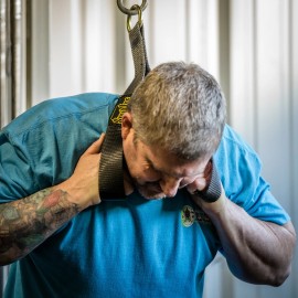 Spud Inc Short Ab Tricep Strap. Pulley attachment