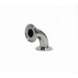 Affordable Distillery Equipment LLC 90 degree 1.5" Elbow with 1" Bore Tri Clamp Fittings, Stainless Steel 304