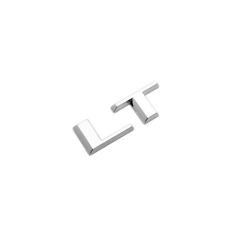 1x OEM LT Letter Nameplate Emblem Badge Compatible with Silverado