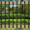 HZIU 25 Pack Deck Balusters 32'' Rectangle Staircase Baluster, Black