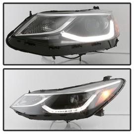 ACANII - For 2016-2018 Chevy Cruze Stock Projector Style w/LED DRL Headlight Headlamp Head Light Lamp - Driver Side Only