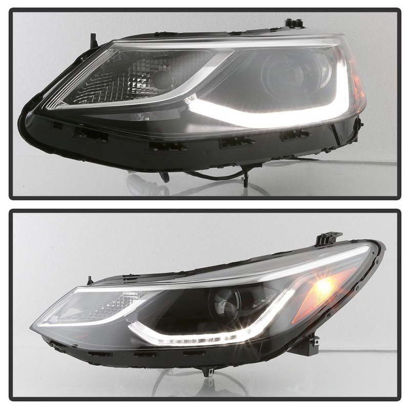 ACANII - For 2016-2018 Chevy Cruze Stock Projector Style w/LED