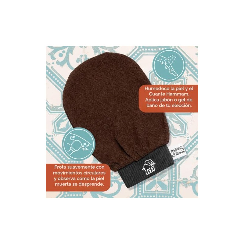 Natural Elephant Jabón Negro Marroquí 200 G (7 Oz) Y