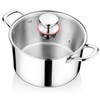 Onader 18/10 Stainless Steel Stock Pot 8 Quart Cooking Induction