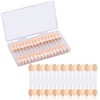 Eyeshadow Applicators,MORGLES 50pcs Disposable Eyeshadow Sponge Applicators Eye Shadow Applicator