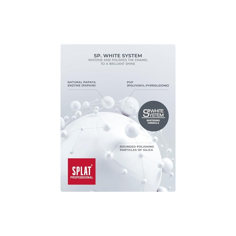 Professional Toothpaste Splat Biocalcium. Enamel Restoring and Safe Whitening. by