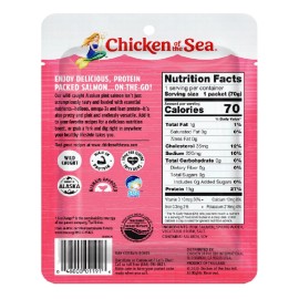 Chicken of the Sea 12 Pack 25 Ounce Wild Caught Pink Salmon Ready to Eat Gluten Free Snack