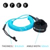 Paddle Board Leash,Single Turn Surf Leash for Longboard,Paddleboard,Surfboard 5.5mm Replacement