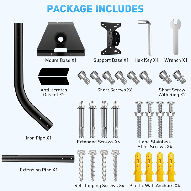 Gen 3 Starlink Mount, Include Starlink Gen 3 Pipe Adapter,