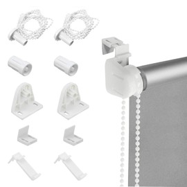 Set of 2 Roller Blind Klemmfix Replacement Parts, Klemmfix Bracket for Roller Blind (17 mm / No Drilling / PVC) Roller Blind Klemmfix Replacement Parts, Replacement Parts for Roller Blind Head