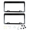 Universal License Plate Frames Composite Material License Plate Cover Locking