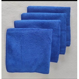 RSV Clean Microfiber Dish Towels 12" x 12" Inch Blue - 20 Pack Premium Microfiber Towels for Cleaning Glass, Kitchens, Bathrooms, Automotive, Supplies & Products