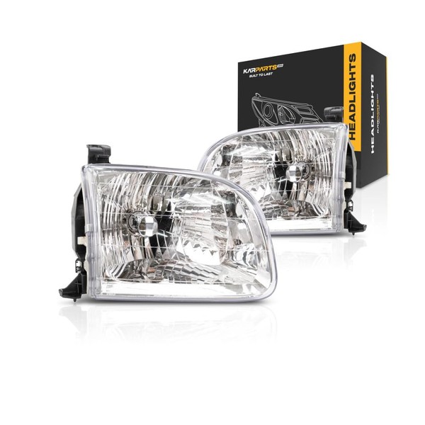 For Toyota Sequoia 2001 02 03 2004 Headlight Assembly Pair