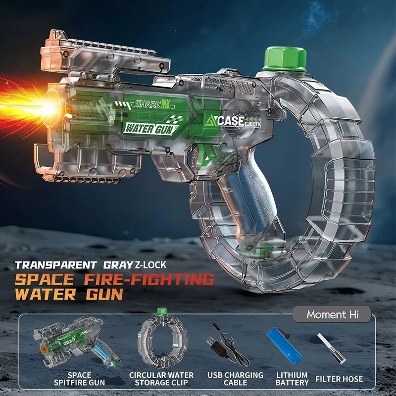 Electric Water Gun for Summer Outdoor Play – Automatic Water
