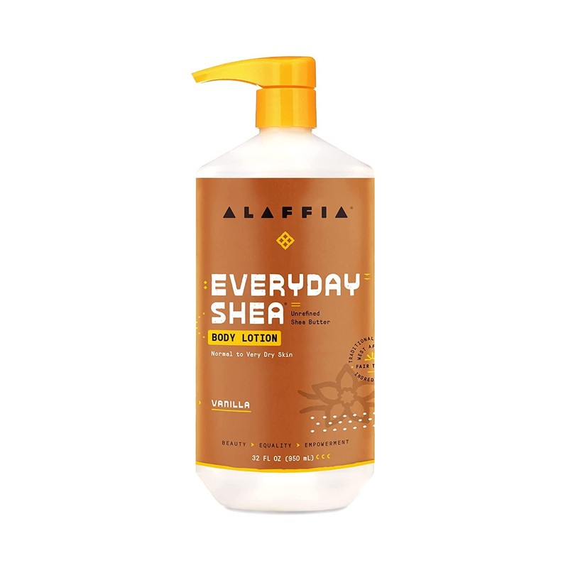 Alaffia EveryDay Shea Body Lotion, Vanilla 32 fl oz